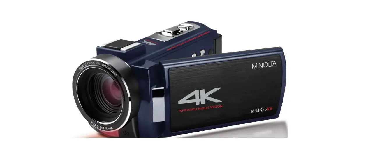 Minolta Mn4k25nv 4k Ultra Hd Ir Night Vision Camcorder User Manual