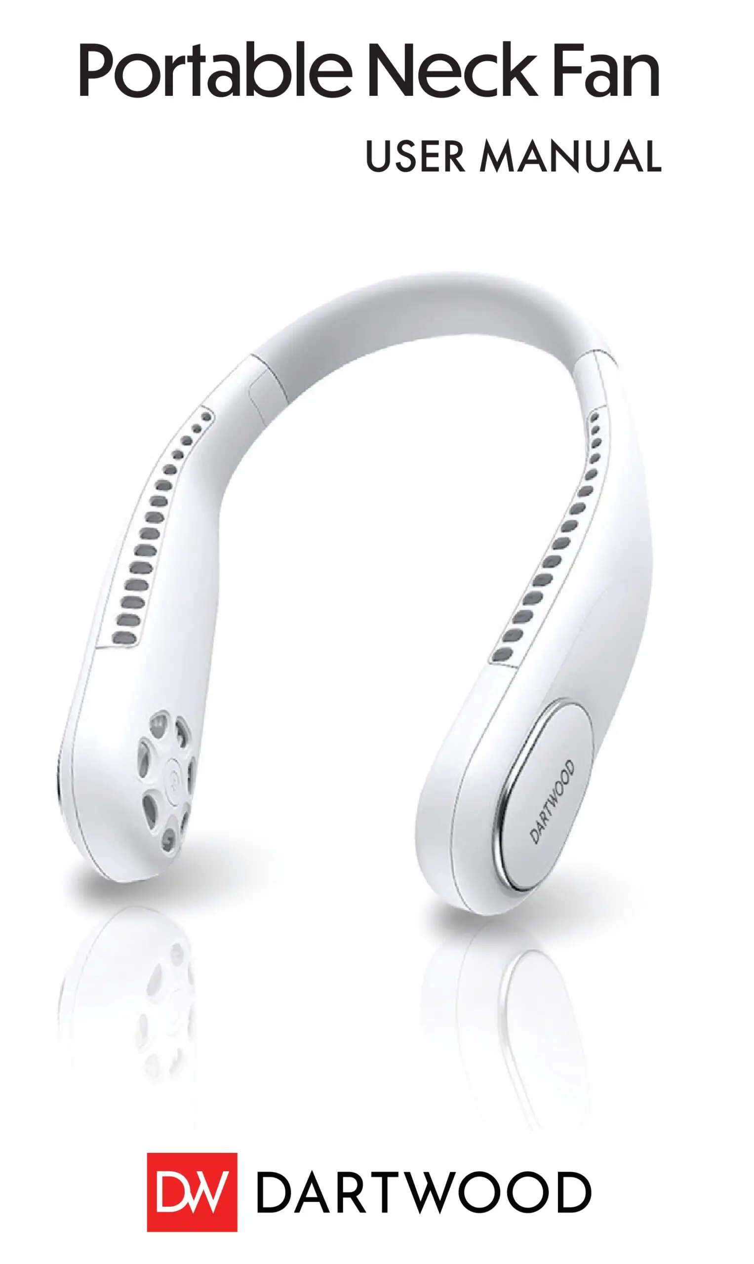 DARTWOOD Bladeless Rechargeable Portable Neck Fan User Manual