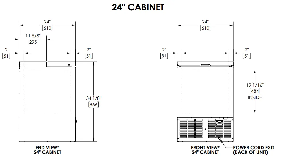 Perlick FR60RT 3 BL FR Series Glass Mug Frosters - Fig 10