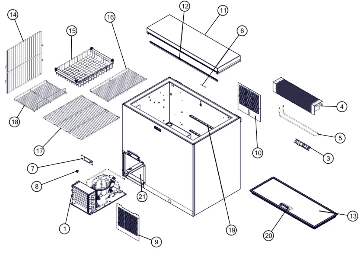 Perlick FR60RT 3 BL FR Series Glass Mug Frosters - Fig 9