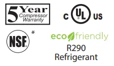 Perlick FR60RT 3 BL FR Series Glass Mug Frosters - sambol 1