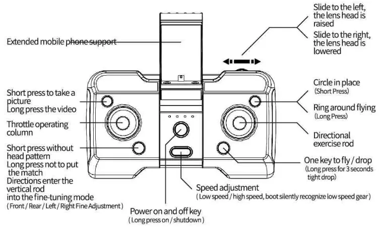 TSRC A3 TENSSENX Foldable Portable Drone-4