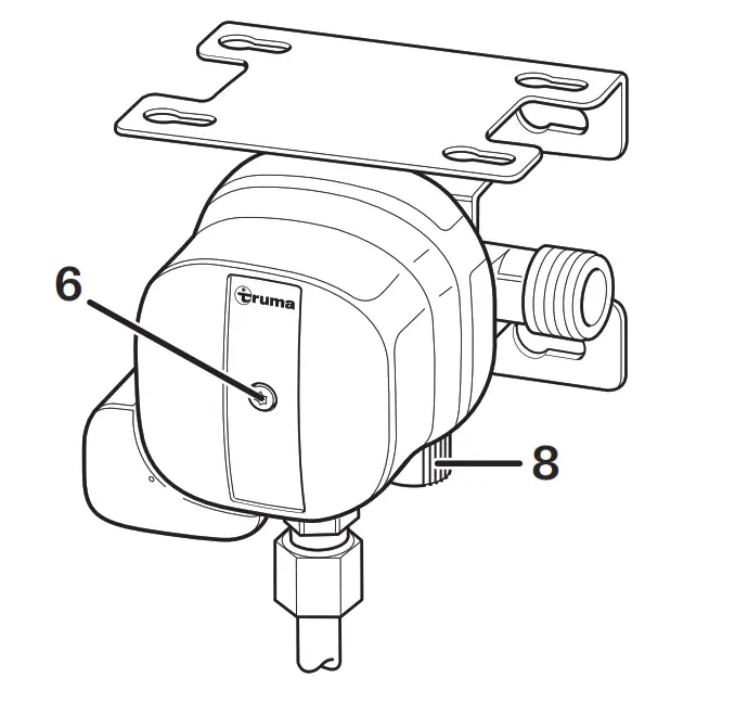 truma MonoControl Gas Pressure Regulator - Fig 3