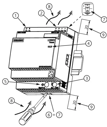 SIEMENS 6EP3333-6SC00-0AY0 Switched Mode Power Supply Unit-1