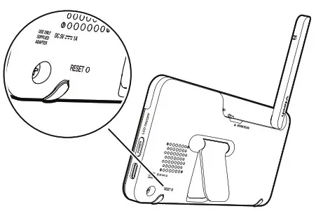 vtech RM5764HD, RM5764-2HD Monitor - Turn on off the parent unit screen 2