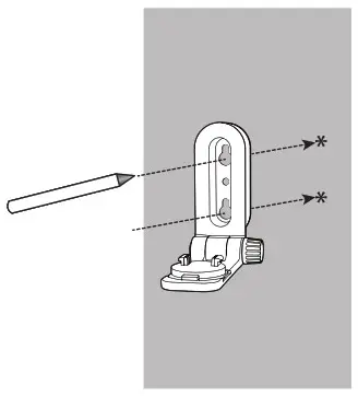 vtech RM5764HD, RM5764-2HD Monitor - mount the baby unit 1