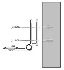 vtech RM5764HD, RM5764-2HD Monitor - mount the baby unit 3