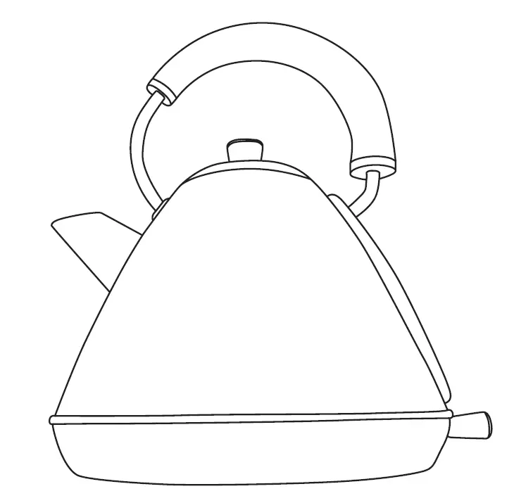 CREATE Retro Electric Kettle