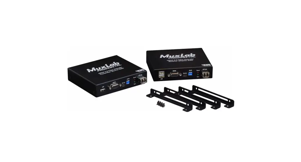 Muxlab 500485 Hdmi 2.0 Fiber Extender Kit Single Mode User Manual