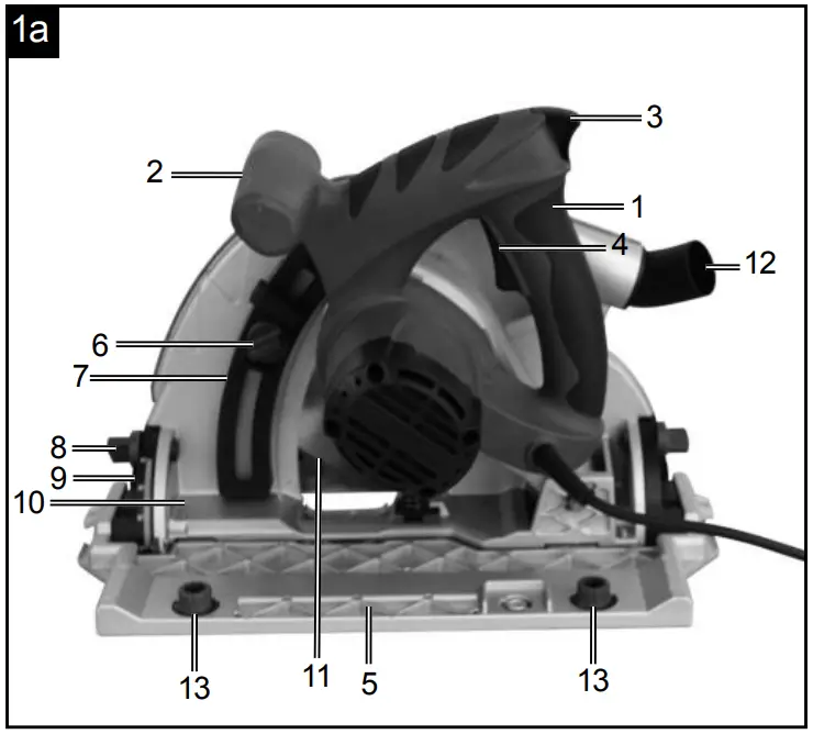 scheppach PL75 Plunge Cut Saw - Figure 1