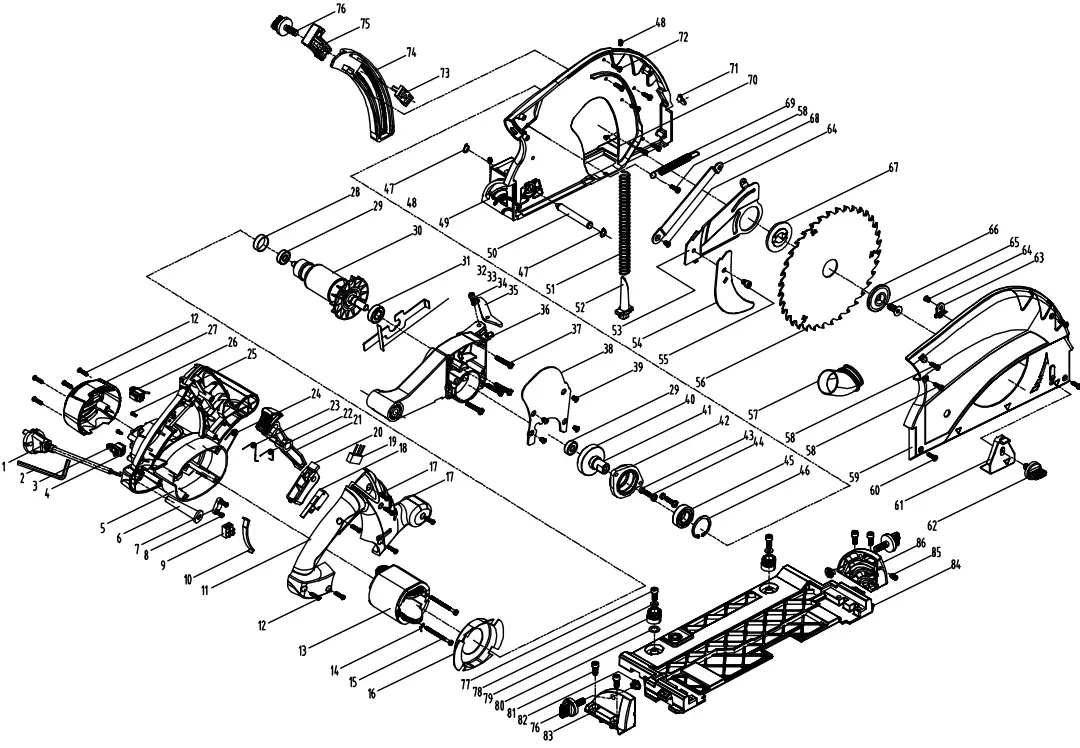 scheppach PL75 Plunge Cut Saw - Figure 12