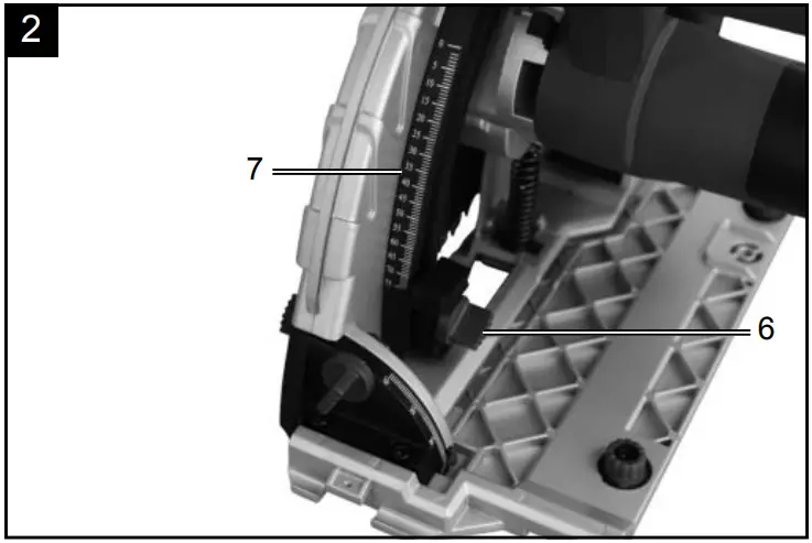 scheppach PL75 Plunge Cut Saw - Figure 3