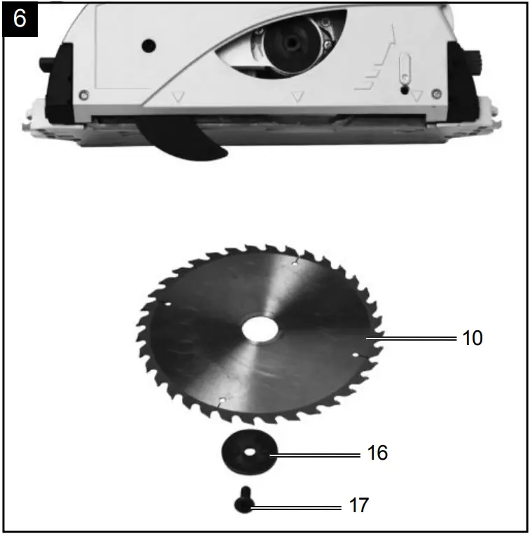 scheppach PL75 Plunge Cut Saw - Figure 7
