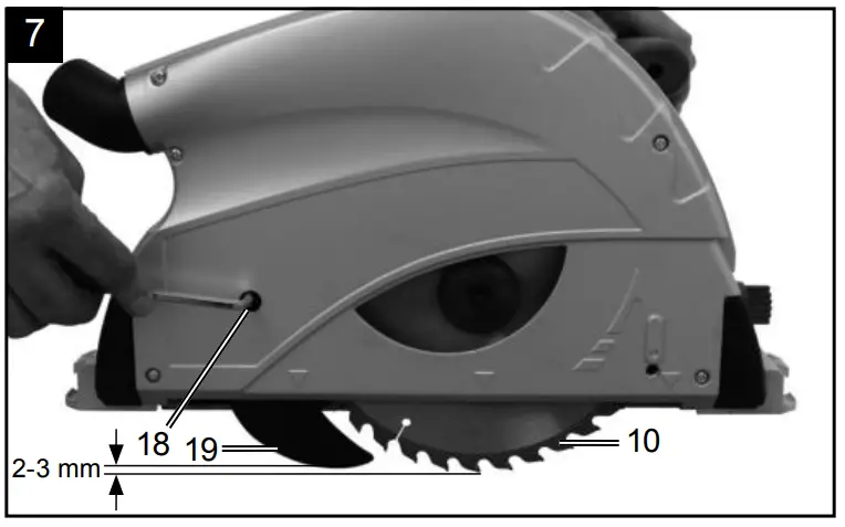 scheppach PL75 Plunge Cut Saw - Figure 8