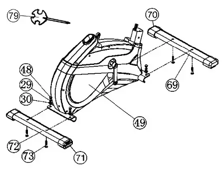 CHRISTOPEIT AX 4000 Exercise Bike Ergometer - 1