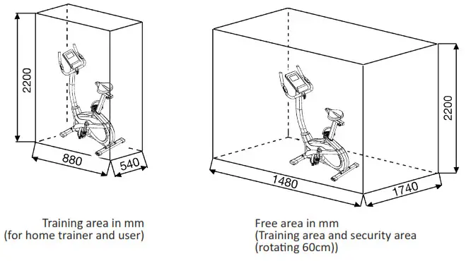 CHRISTOPEIT AX 4000 Exercise Bike Ergometer - 21