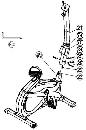 CHRISTOPEIT AX 4000 Exercise Bike Ergometer - 3