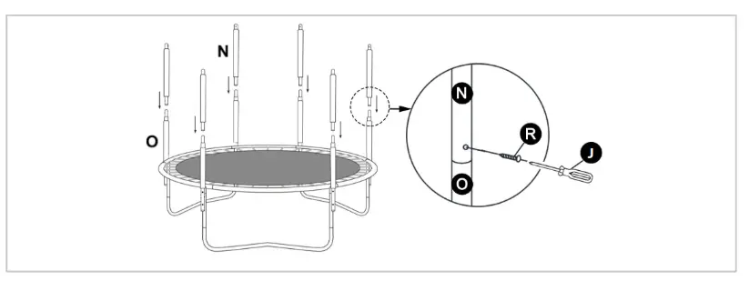 virtufit VF06004 305 Ronde Trampoline - fig 28