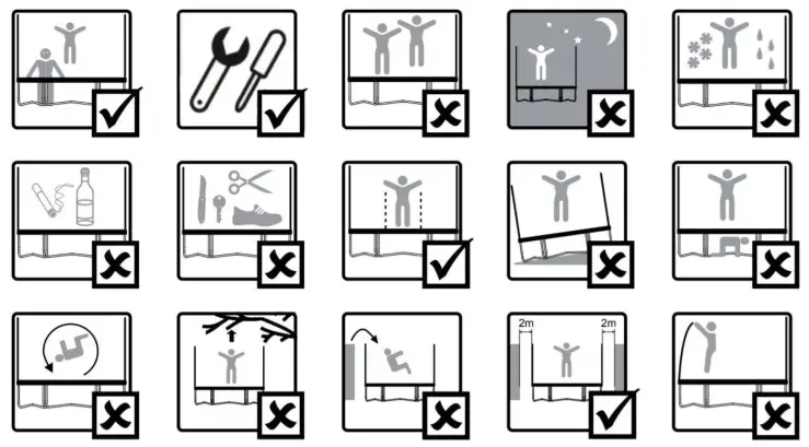 virtufit VF06004 305 Ronde Trampoline - fig