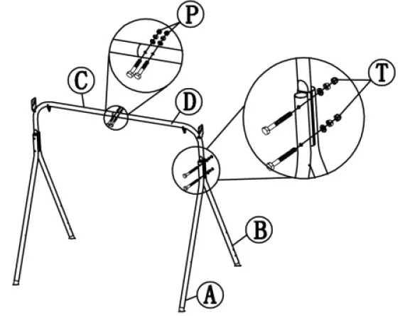SHANGRI-LA SLSEATSW3GA Outdoor Swing Seat-3
