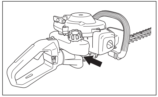 Husqvarna 122HD45, 122HD60 Hedge Trimmers-air intake fully