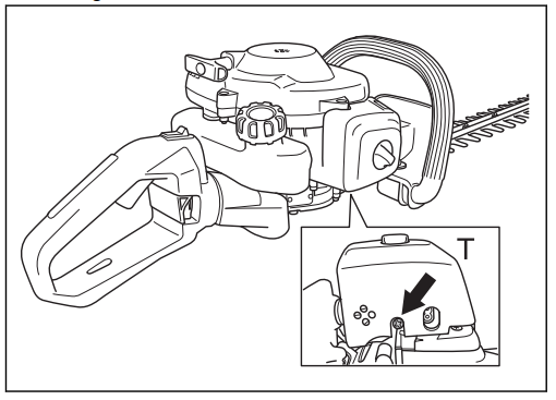 Husqvarna 122HD45, 122HD60 Hedge Trimmers-dle adjustment screw