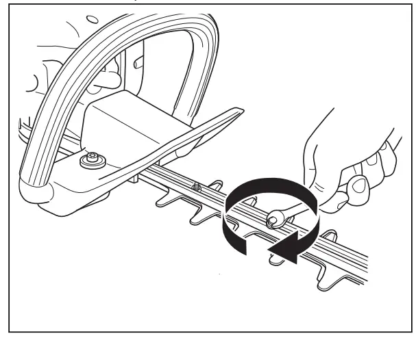 Husqvarna 122HD45, 122HD60 Hedge Trimmers-e screws on