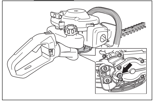 Husqvarna 122HD45, 122HD60 Hedge Trimmers-grease through