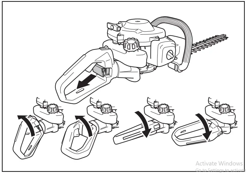 Husqvarna 122HD45, 122HD60 Hedge Trimmers- handle