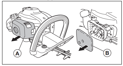 Husqvarna 122HD45, 122HD60 Hedge Trimmers-the filter