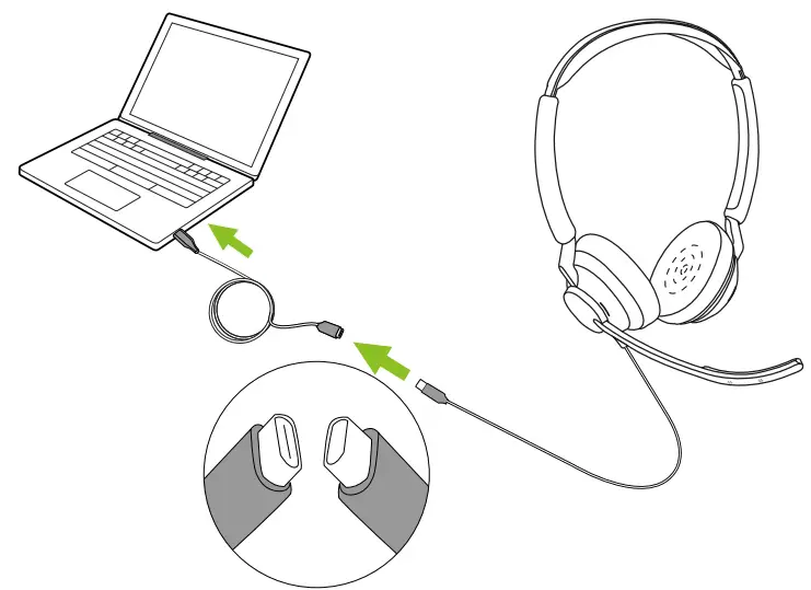 Jabra Engage 50 II Digital Corded Headset - Fig 12