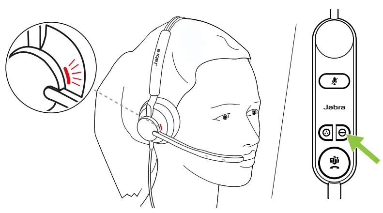 Jabra Engage 50 II Digital Corded Headset - Fig 16