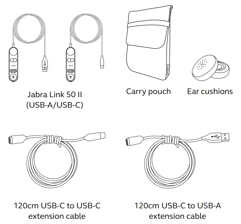 Jabra Engage 50 II Digital Corded Headset - Fig 18