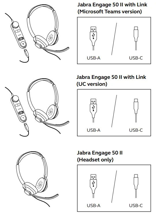 Jabra Engage 50 II Digital Corded Headset - Fig 2