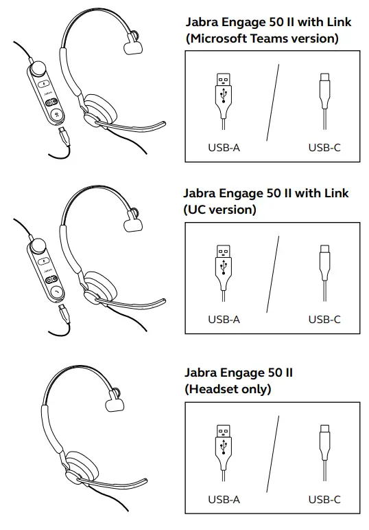 Jabra Engage 50 II Digital Corded Headset - Fig 3
