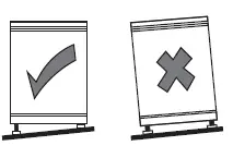 Lec R5517W-S-B White Under Counter Fridge fig 2