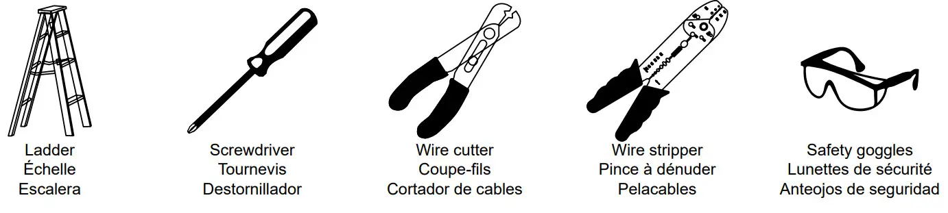 OVE BRUCE PENDANT 5LT - TOOLS REQUIRED