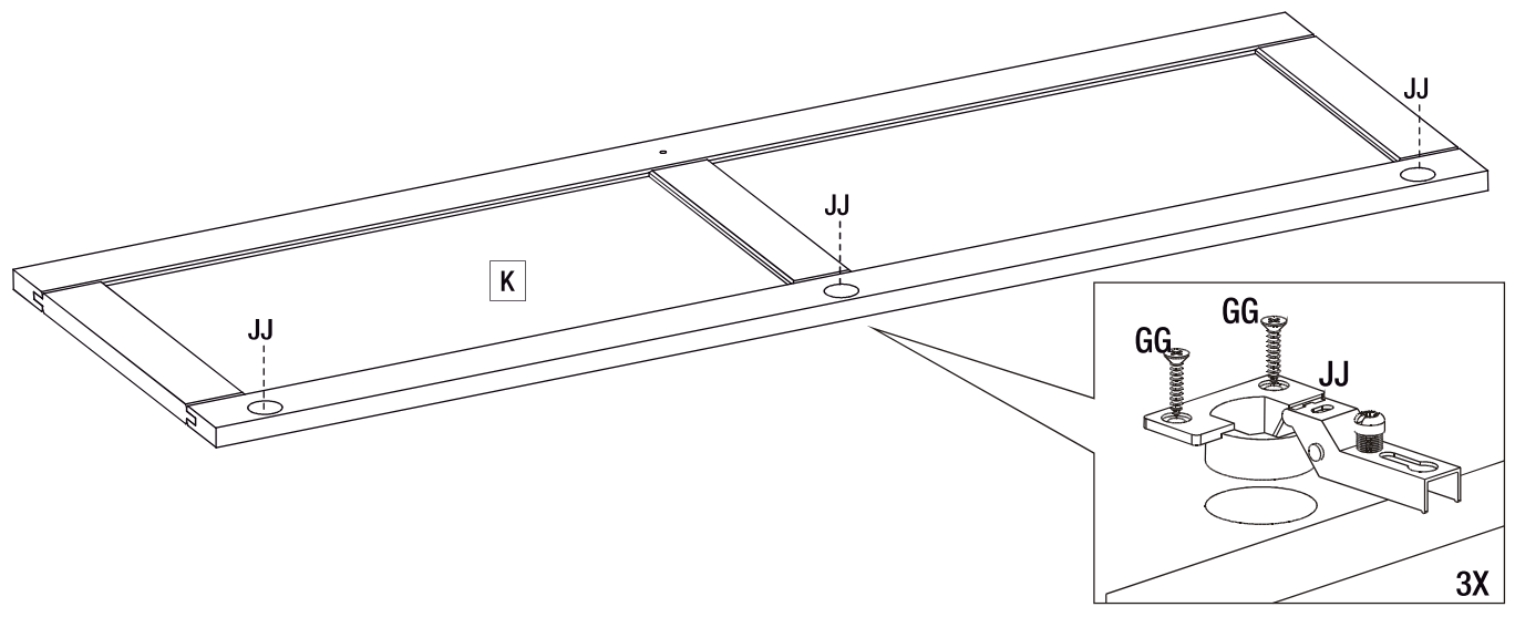 StyleWell 29258 58 2 Inch Unfinished Pine 4 Shelf Standard Bookcase - FIGURE 17