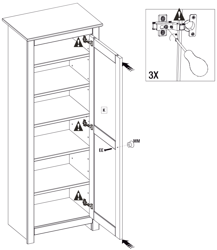 StyleWell 29258 58 2 Inch Unfinished Pine 4 Shelf Standard Bookcase - FIGURE 18