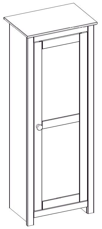 StyleWell 29258 58 2 Inch Unfinished Pine 4 Shelf Standard Bookcase - FIGURE 20