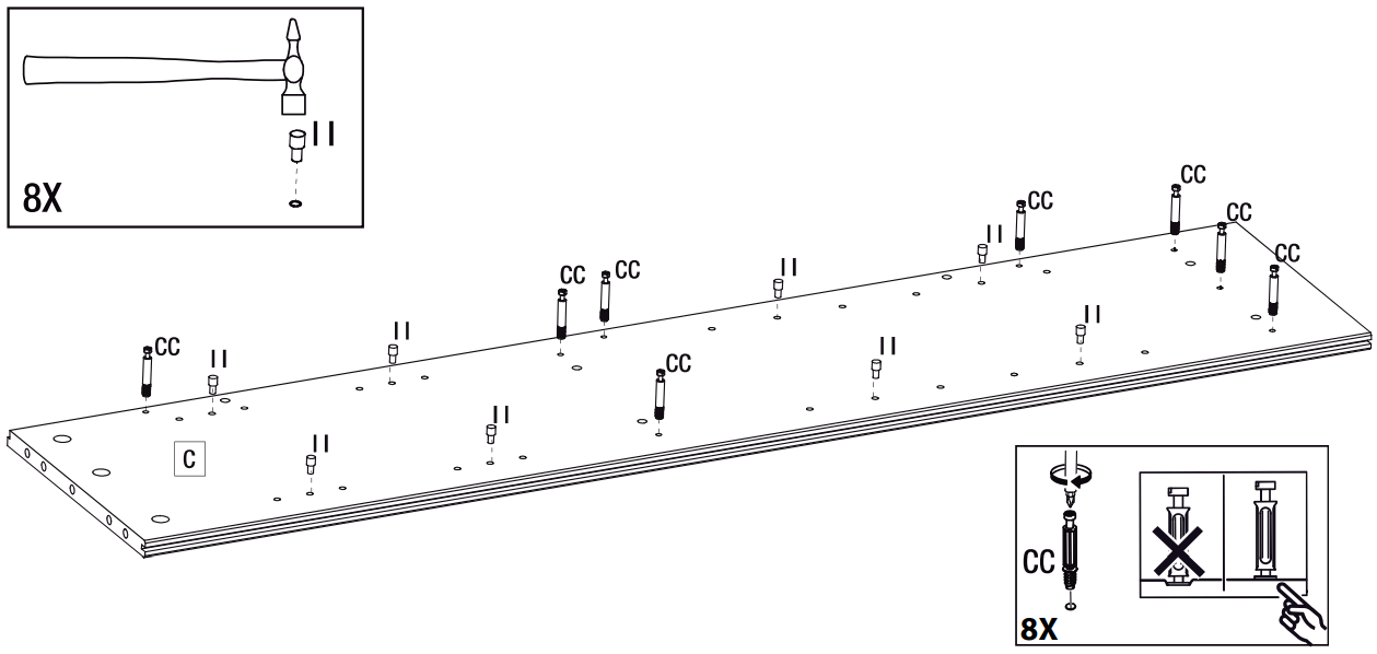 StyleWell 29258 58 2 Inch Unfinished Pine 4 Shelf Standard Bookcase - FIGURE 4