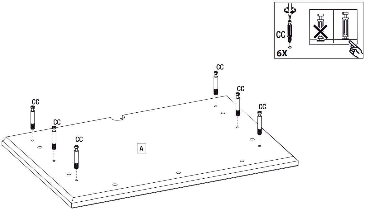 StyleWell 29258 58 2 Inch Unfinished Pine 4 Shelf Standard Bookcase - FIGURE 6