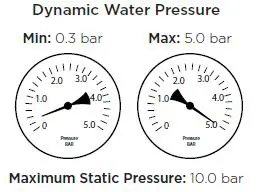 BRISTAN COB BSM BLK (D1) Cobalt Black Bath Shower Mixer Tap-1