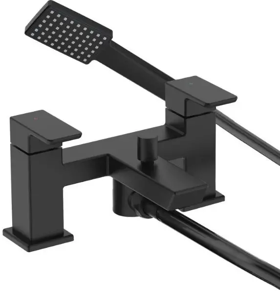 BRISTAN COB BSM BLK (D1) Cobalt Black Bath Shower Mixer Tap