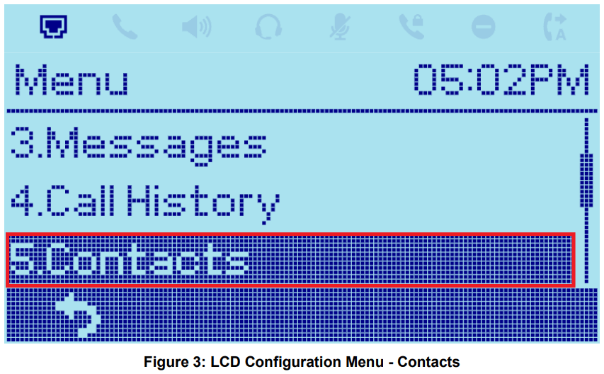GRANDSTREAM GRP2601 BroadWorks Xsi Directories and Call Logs - Fig1
