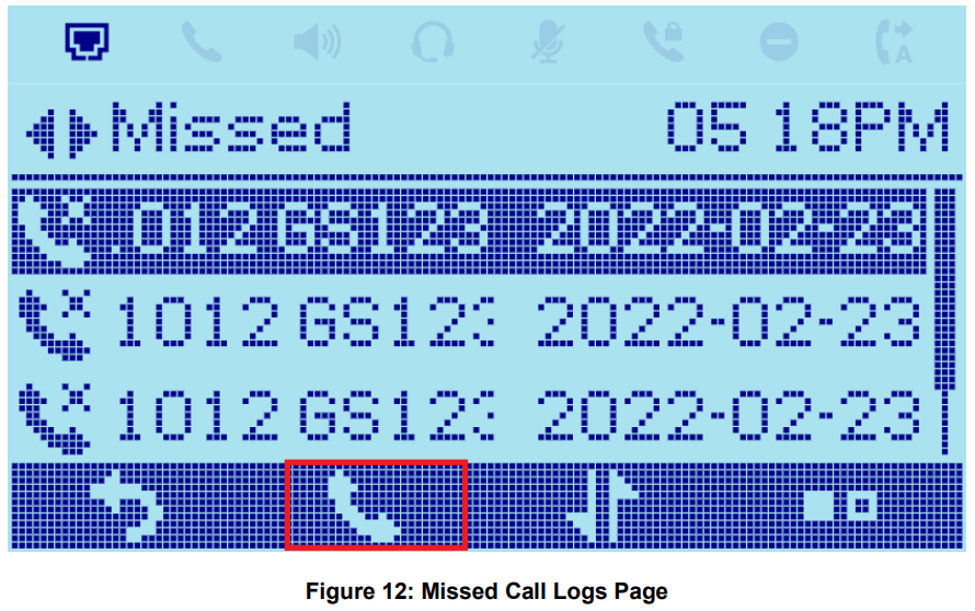 GRANDSTREAM GRP2601 BroadWorks Xsi Directories and Call Logs - Fig10