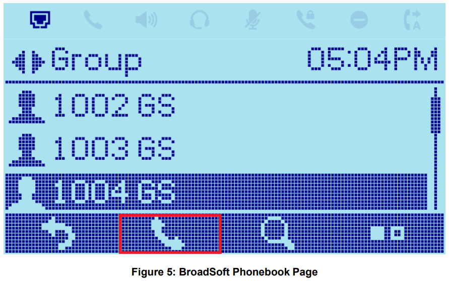 GRANDSTREAM GRP2601 BroadWorks Xsi Directories and Call Logs - Fig3