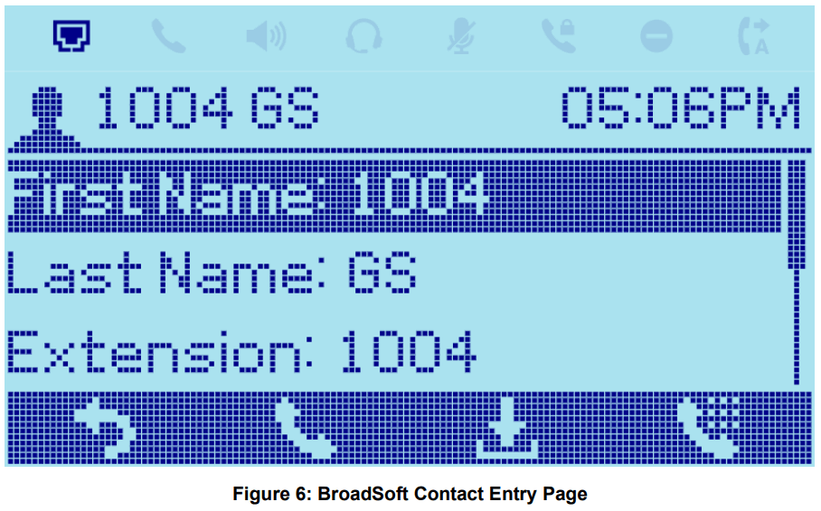 GRANDSTREAM GRP2601 BroadWorks Xsi Directories and Call Logs - Fig4