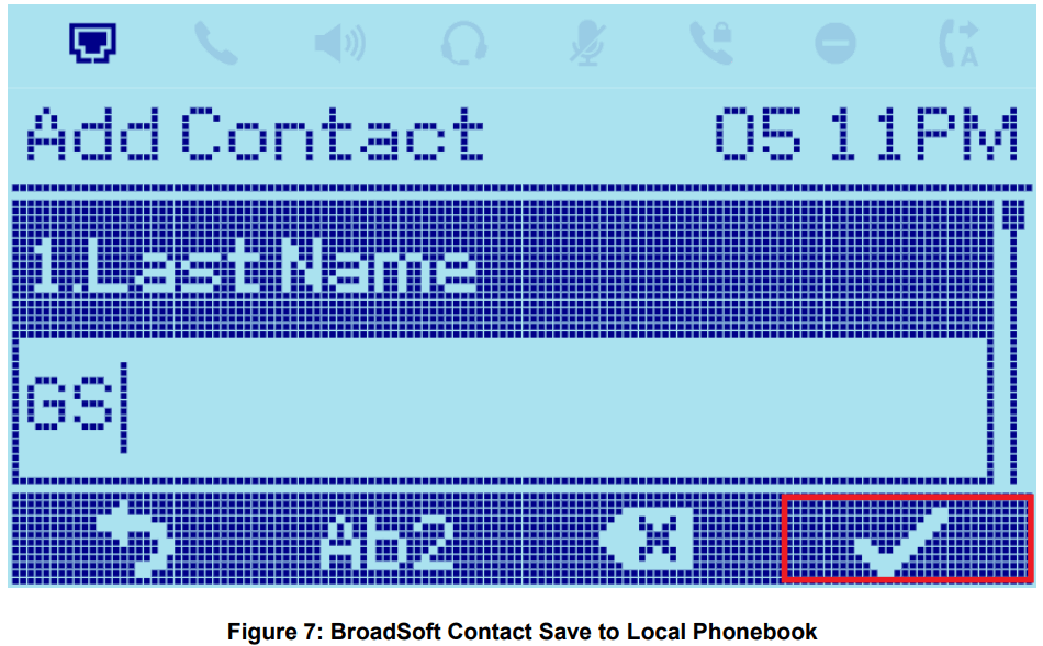GRANDSTREAM GRP2601 BroadWorks Xsi Directories and Call Logs - Fig5