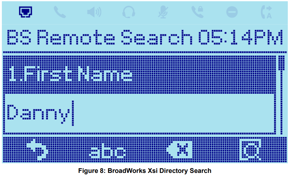 GRANDSTREAM GRP2601 BroadWorks Xsi Directories and Call Logs - Fig6
